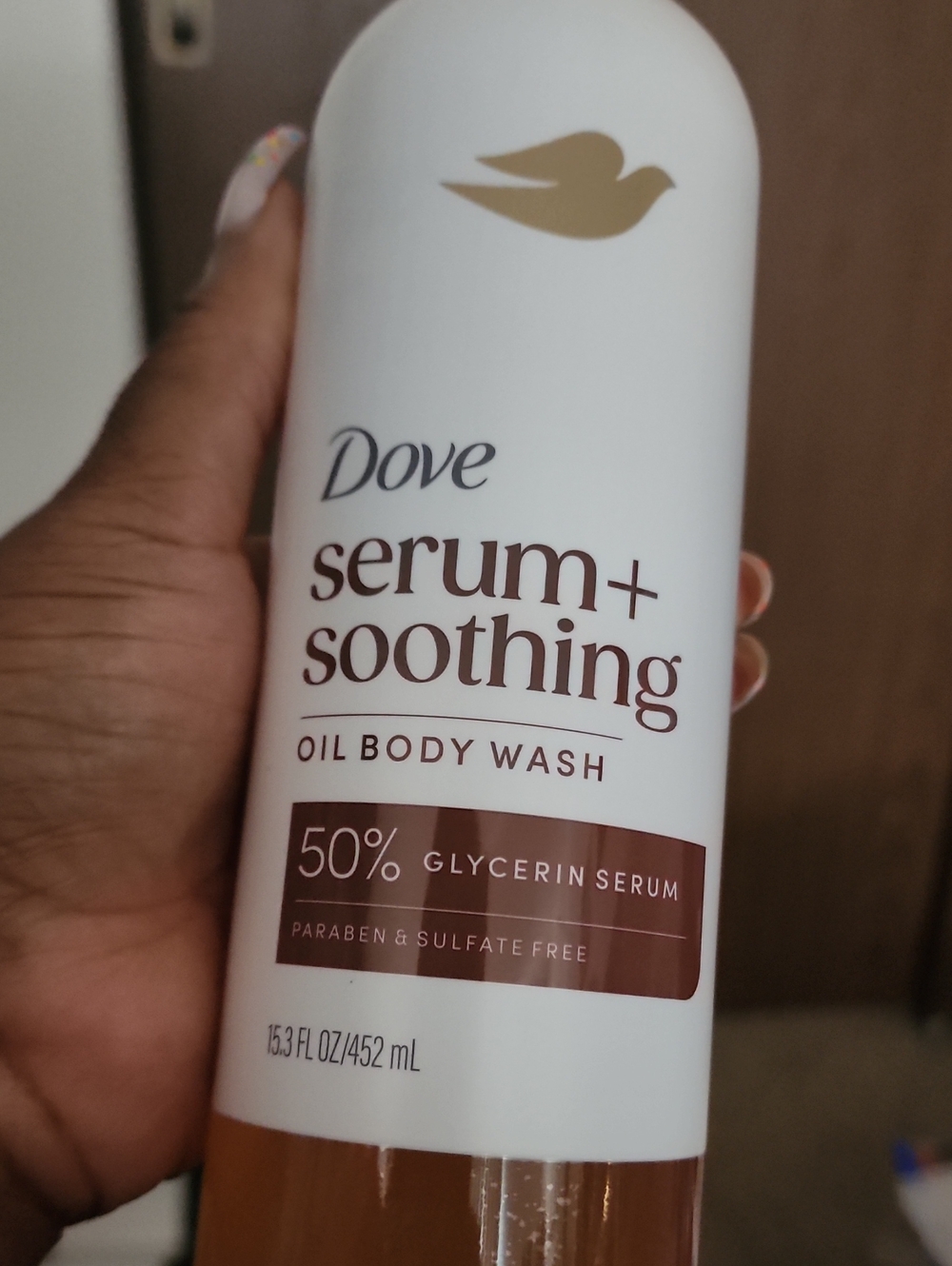 Dove Serum+ Soothing Oil Body Wash W/50% Glycerine Serum